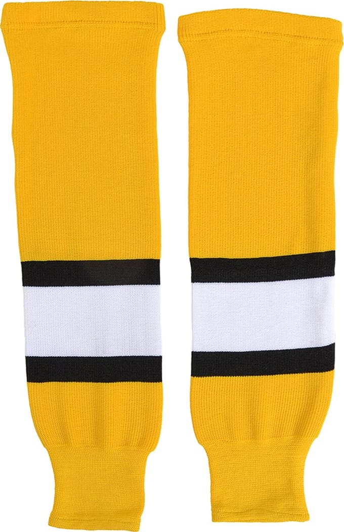 IJshockey sokken Bambini/Yth Boston Bruins geel