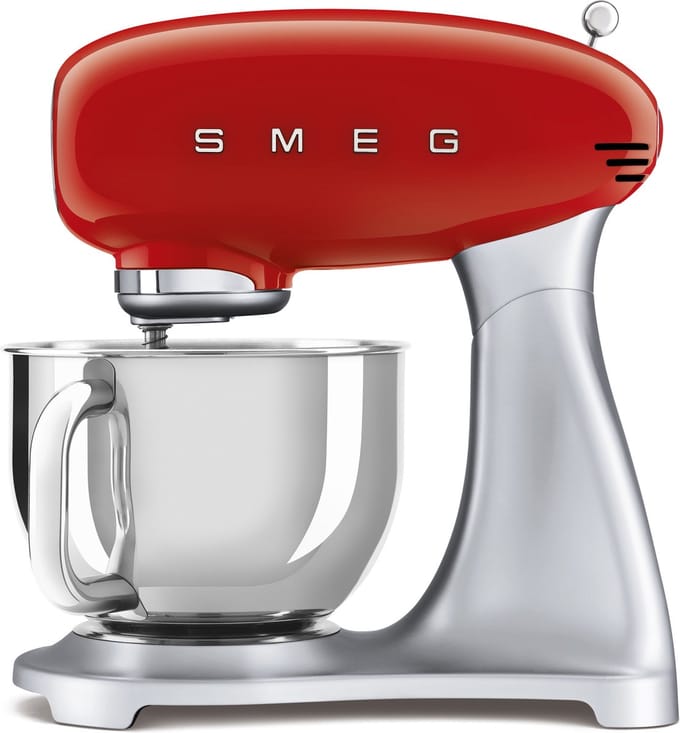 Smeg Keukenmachine SMF02RDEU - Rood - 800 Watt - 4,8 Liter