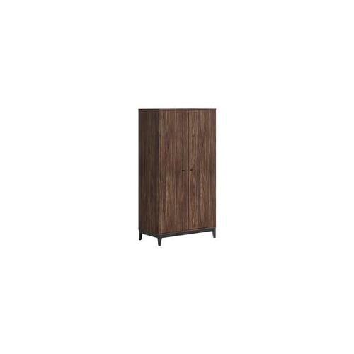 Kledingkast Ilyas - 100x55x190cm - 2 Deuren - Walnoot