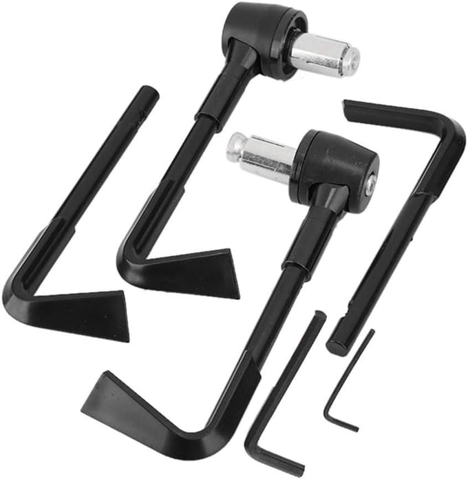 Motor Beschermers - Remhendel Guards - Motor Veiligheid - Val en Botsing - 22mm Stuur - Zwart