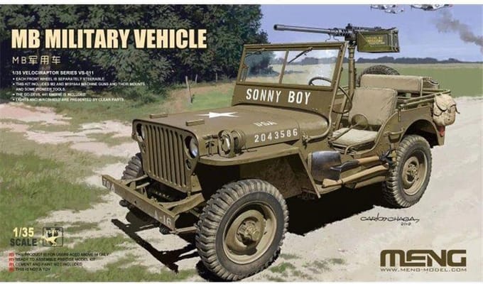 Meng Model Modelbouwpakket Militaire voertuigen - MENG VS011 MB MIlitary Vehicle Plastic - 1:35 - Modelbouw
