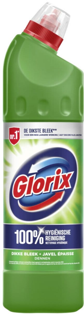 Glorix Bleek – Dennen – 750 ml – Tegen Kalkaanslag & Bacteriën – Met Frisse Geur