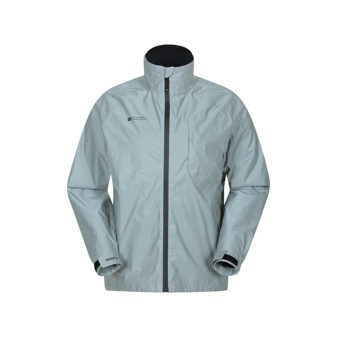 Mountain Warehouse Heren Adrenaline II Waterdichte Jas (Zilver)