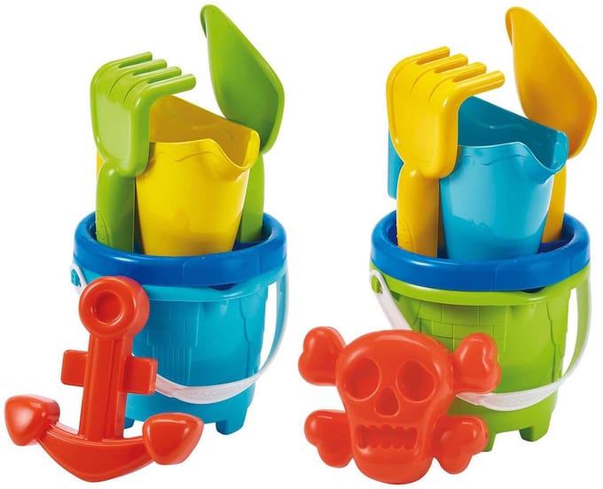 Ecoiffier Pirate Bucket Set with Accessories 6pcs.