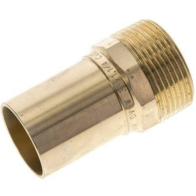 Perskoppeling - 35mm Buiseinde & R 1-1/4'' Buiseinde - Koperlegering