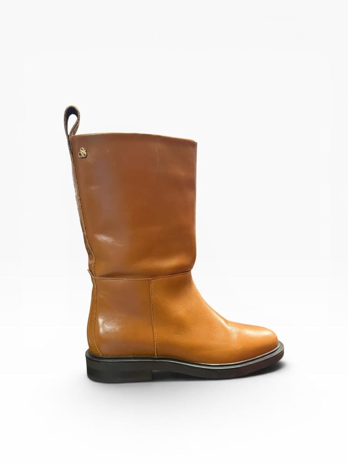 Scotch & Soda - Hailey - leer - Bruin - Laarzen - Dames - Maat 41