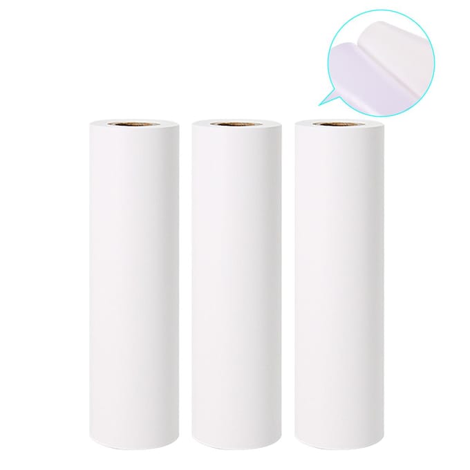 Poooli 110 * 30mm Wit Thermisch Papier Rol Printbaar Stickerpapier BPA-vrij Non-adhesive white