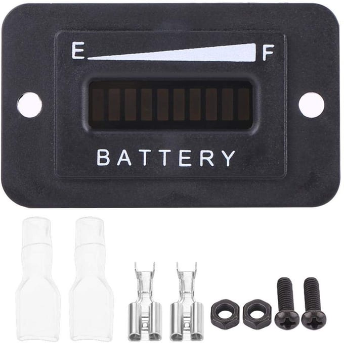 Digitale Batterij Indicator 12V/24V/36V/48V voor Golfkar - Accu Laadstatus Meter
