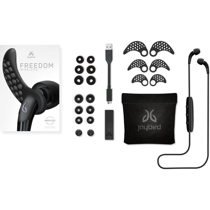 Jaybird Freedom - Draadloze Bluetooth Sport oordopjes - Zwart