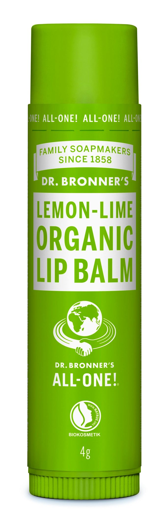 Dr. Bronner&rsquo;s Organic Lip Balm Unscented 4 g