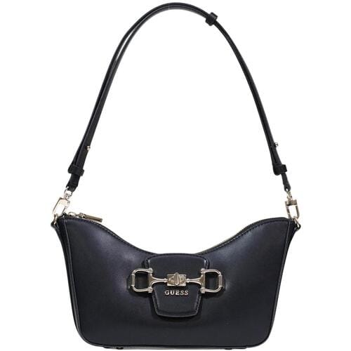 GUESS schoudertas Janie Convertible Shoulder Bag Black zwart