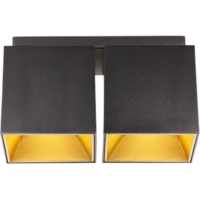 Nordlux Ethan Plafondpot Zwart 2xgu10