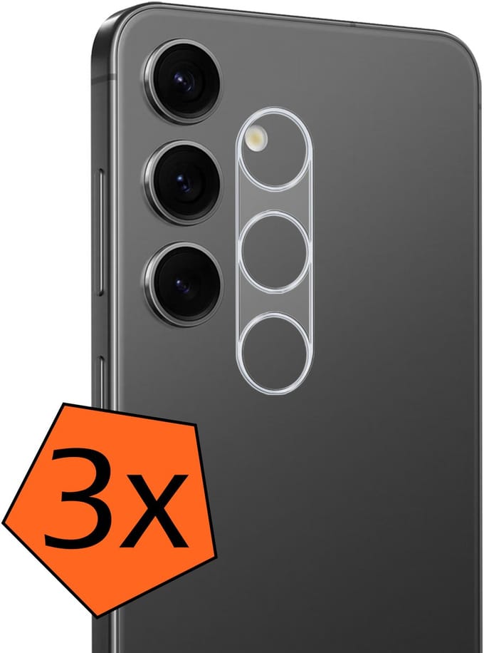 Camera Lens Protector - 3 Stuks - Geschikt voor Samsung Galaxy S25 FE - Camera Screenprotector - Gehard Glas - Beschermglas - Tempered Glass - Screen Protector