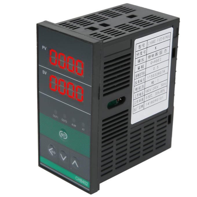 BERM CHB402 Thermostaat Intelligente Digitale Display Temperatuurregelaar AC180 240V 0 400 celsius gray