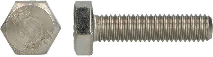 PGB - Zeskanttapbout A2-70 DIN 933 M6x45 x 100 stuks