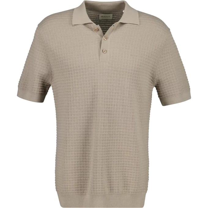 Geweven katoenen polo Gant