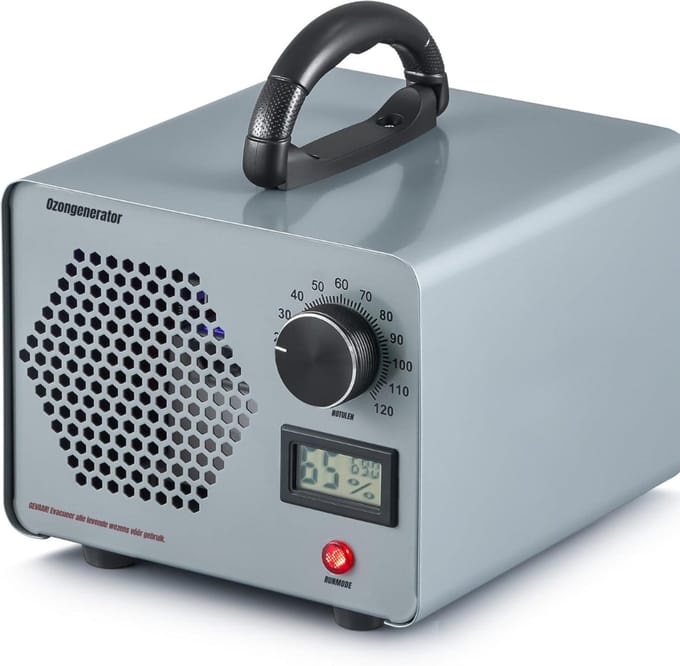 SCH® Ozon Generator - Ozon - Generator - Grijs - ‎20cm x 18cm x 17cm