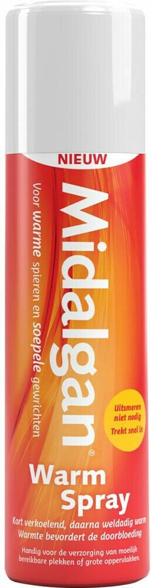 Midalgan Warm Spray - 6 x 150 ml - Voordeelverpakking