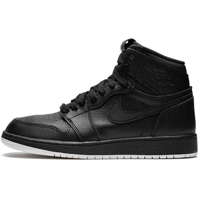 Jordan 1 Retro High OG GS Zwart Geperforeerd 575441-002 40