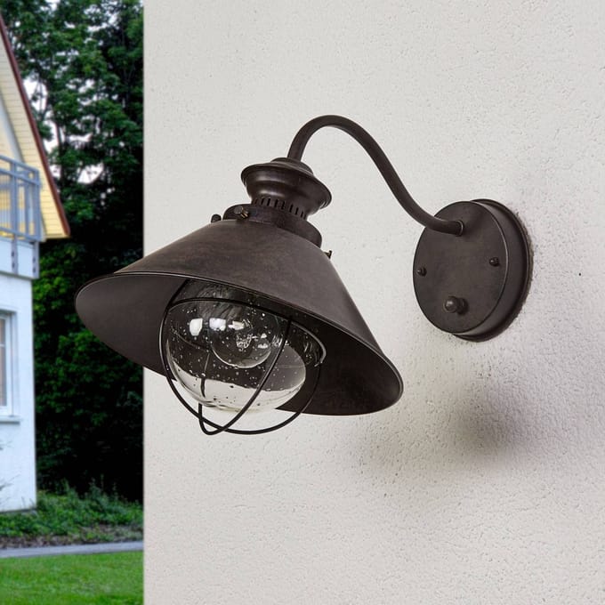 FARO BARCELONA Rustieke outdoor wandlamp Nautica