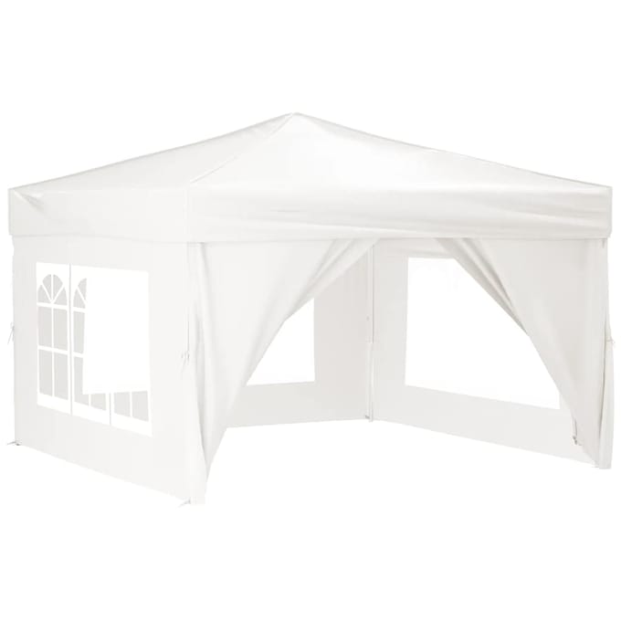 vidaXL - Partytent - inklapbaar - met - zijwanden - 3x3 - m - wit