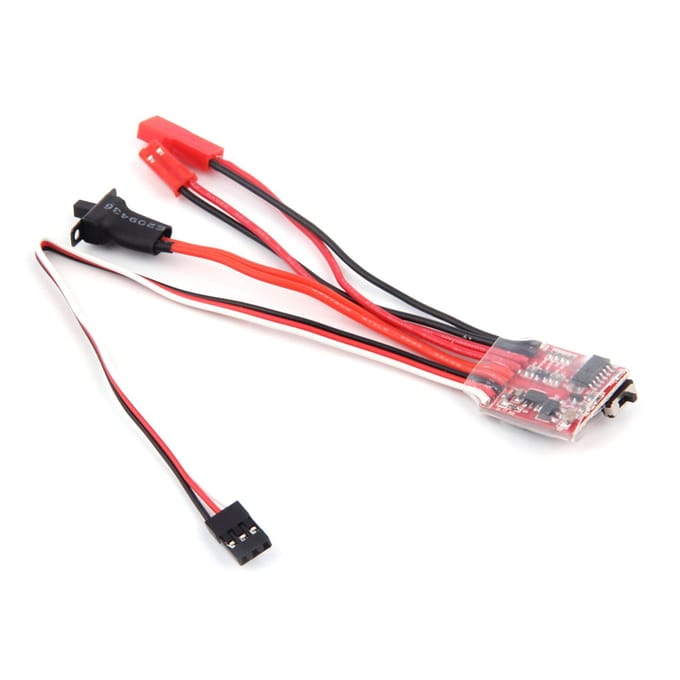 30A bidirectioneel geborsteld ESC voor afstandsbediening auto afstandsbediening boot met rem zonder rem 30A red