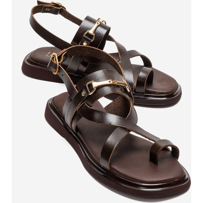 Fabiana Leren Teenslippers