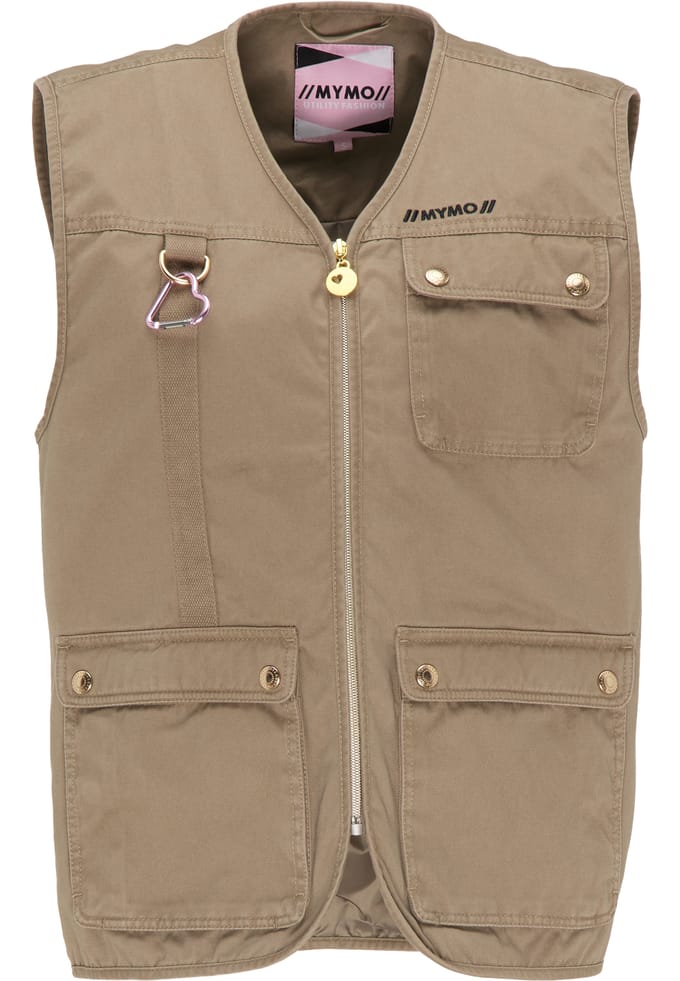 Mymo Vest Dames modder