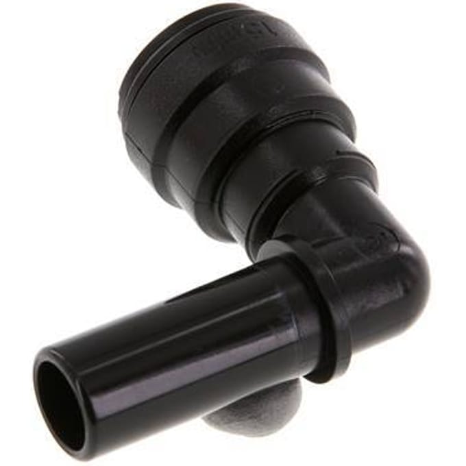 15mm 90 graden L-verbinding POM Insteekfitting Plug NBR