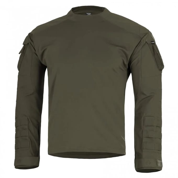 Pentagon Wolf Combat T-shirt Met Lange Mouwen Groen XL Man