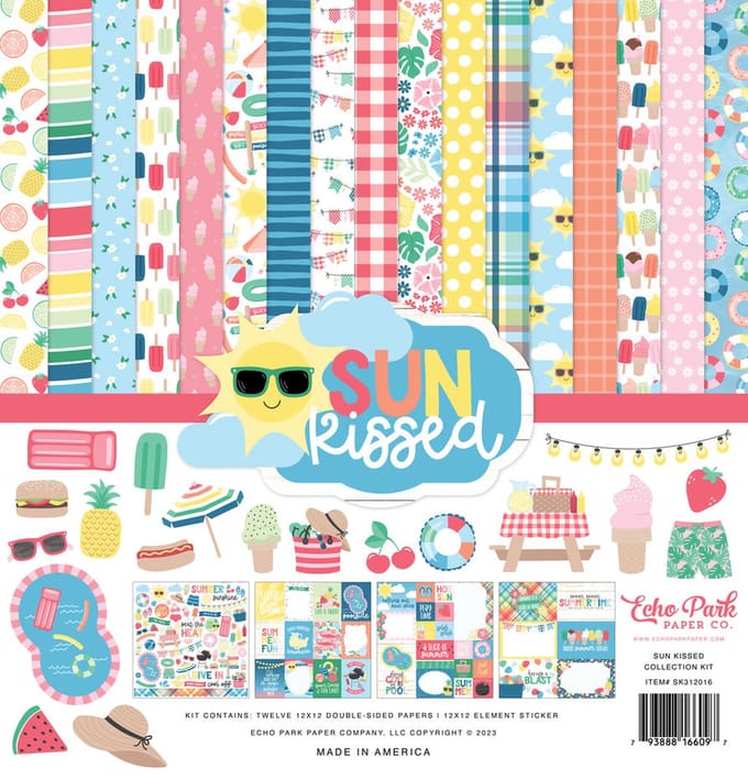 Echo Park - Sun Kissed 12x12 Inch Collection Kit (SK312016)