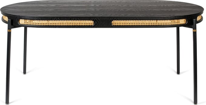 Bold Monkey Don't Stop The Webbing eettafel 180x90 cm - Zwart