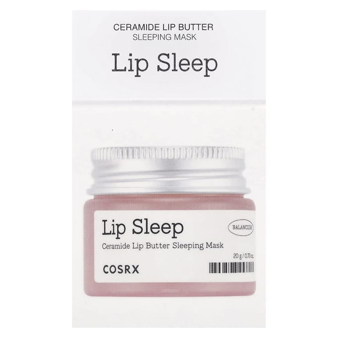 CosRx, Lip Sleep, Ceramide Lip Butter Sleeping Mask, 20 g (0.7 oz) gray