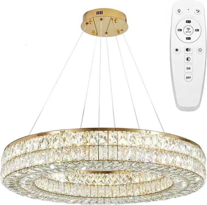 Toolight Led App1568-Cp Hanglamp Goud 60X60X90Cm