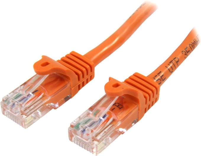 Startech 45PAT3MOR - Cat 5 UTP-kabel - RJ45 - 3 m - Oranje