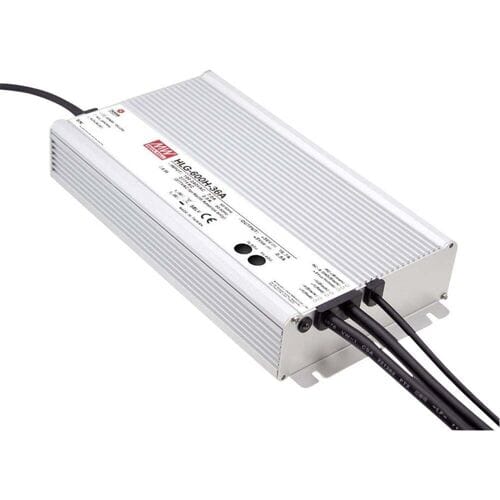 MEAN WELL HLG-600H-12A LED-driver, LED-transformator Constante spanning, Constante stroomsterkte 480 W 40 A 12 V/DC PFC-schakeling,...