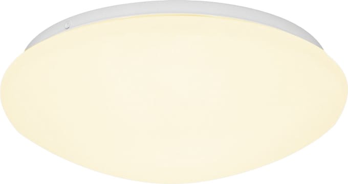 LED Plafondlamp - Velvalux - 12W 1300lm - Warm Wit 3000K - Spatwaterdicht IP44 - Opbouw - Rond - Wit