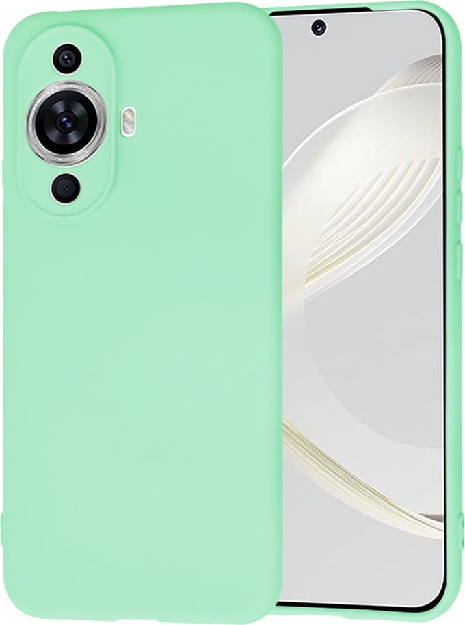 Hoesje geschikt voor Huawei nova 12s - Techsuit Soft Flex Silicone Back Cover - Mint Green