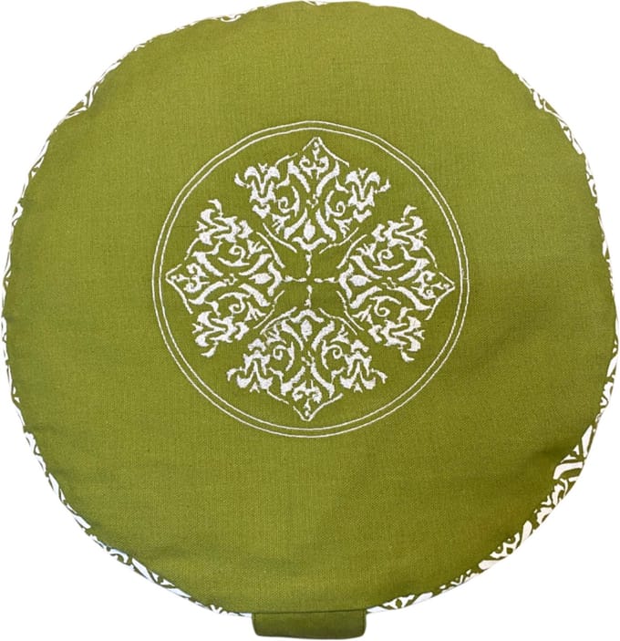 YogaStyles Meditatiekussen Design Groen XL