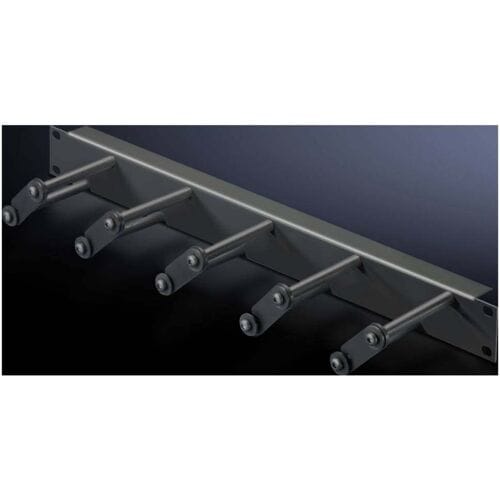 Rittal 5502.225 19 inch Kabelgeleiding voor patchkast 1 HE Zwart