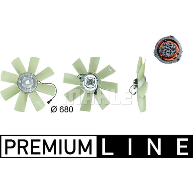 Koelventilatorwiel, motorkoeling MAHLE CFF 439 000P