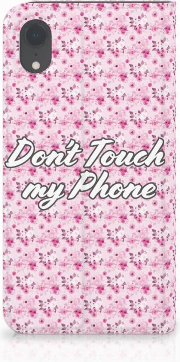 Apple iPhone Xr Design Case Flowers Pink DTMP