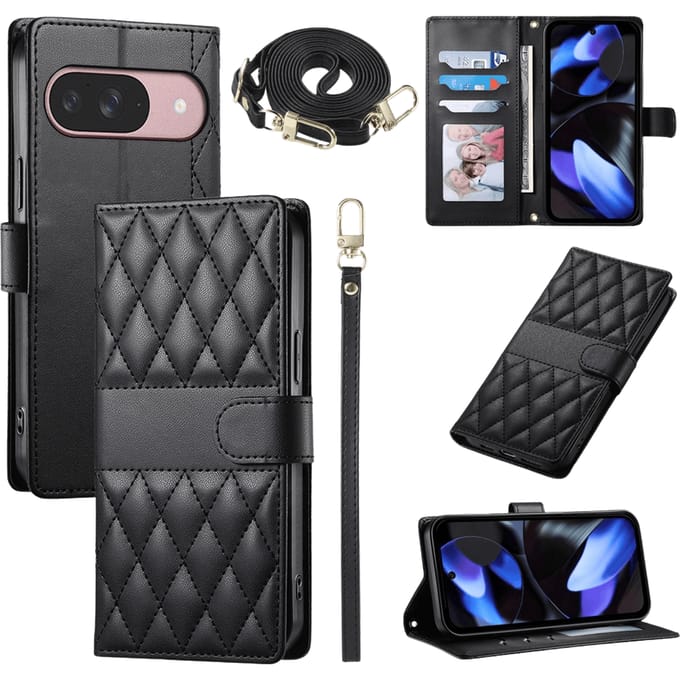 TwoTone Google Pixel 11 (Pro) Wallet Hoesje Zwart