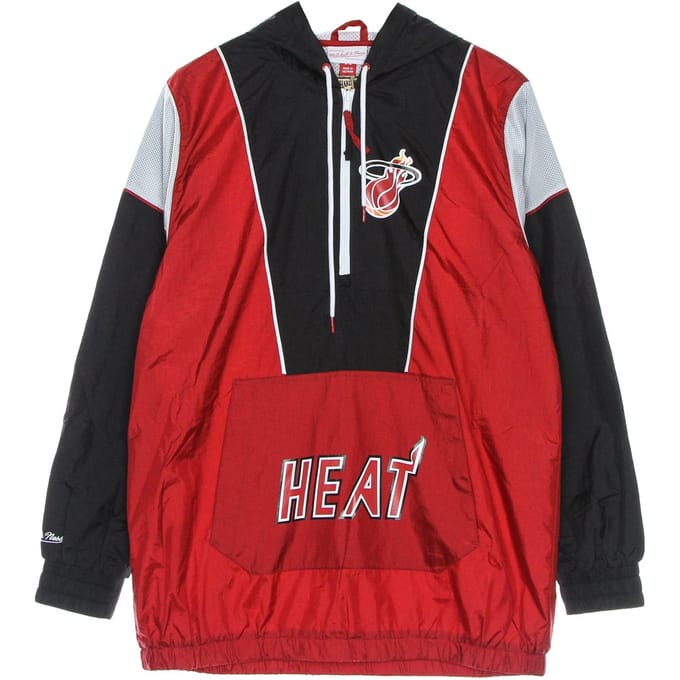 Pull-On-windjack voor heren Nba Highlight Reel-windjack Hardhout Klassiekers Miahea Originele teamkleuren