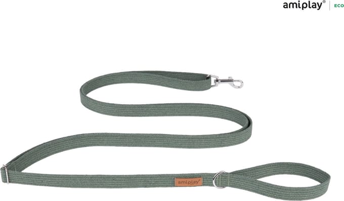 Amiplay Leiband verstelbaar Easy Fix Cotton khaki maat-M / 160-300x2cm