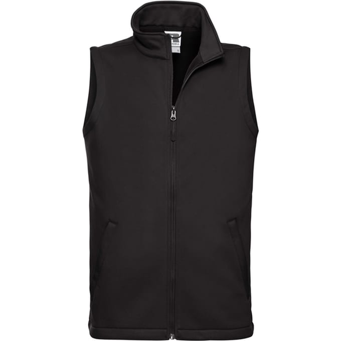 Russell Heren Softshell Gilet (Zwart)