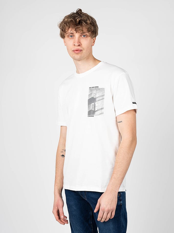 Pepe Jeans T-shirt Shye Mannen Wit