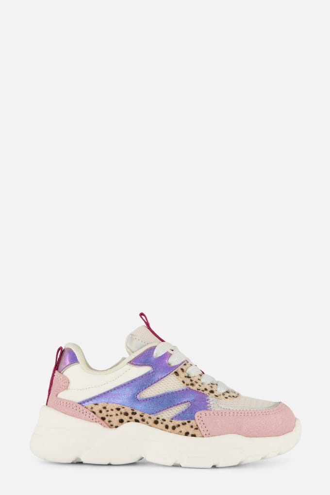 Muyters Sneakers Leopard blauw Leer - Maat 26 - Kinderschoenen