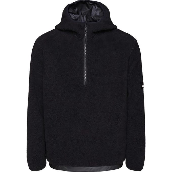 Rains - XS/S - Fleece Pullover Hoodie - Black - Unisex