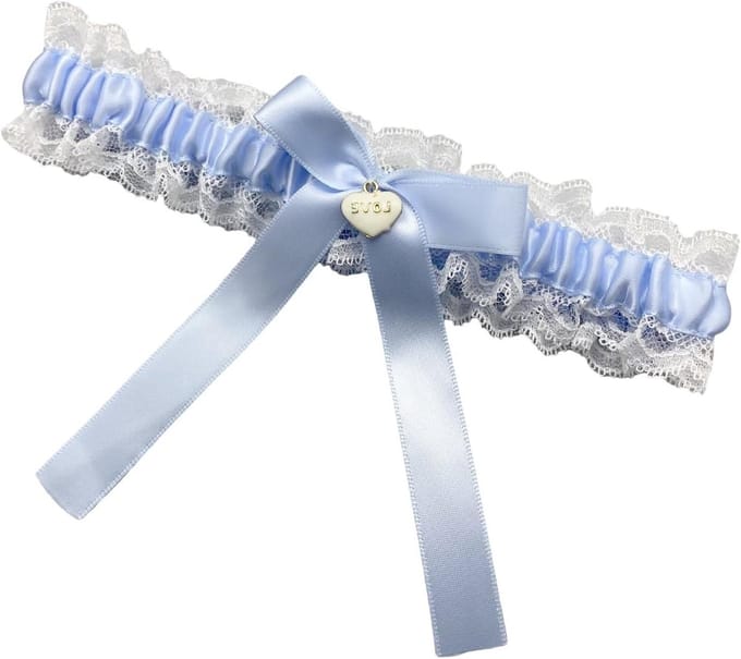 Bruiloft Kousenband - Bruidsaccessoire - Formele Ceremonie - Kant en Strik - Verstelbaar - Wit